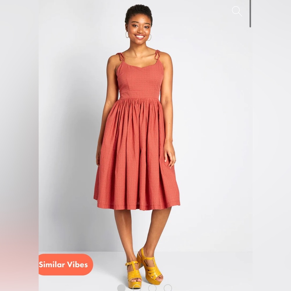 ModCloth Favulous Tie-Shoulder Dress